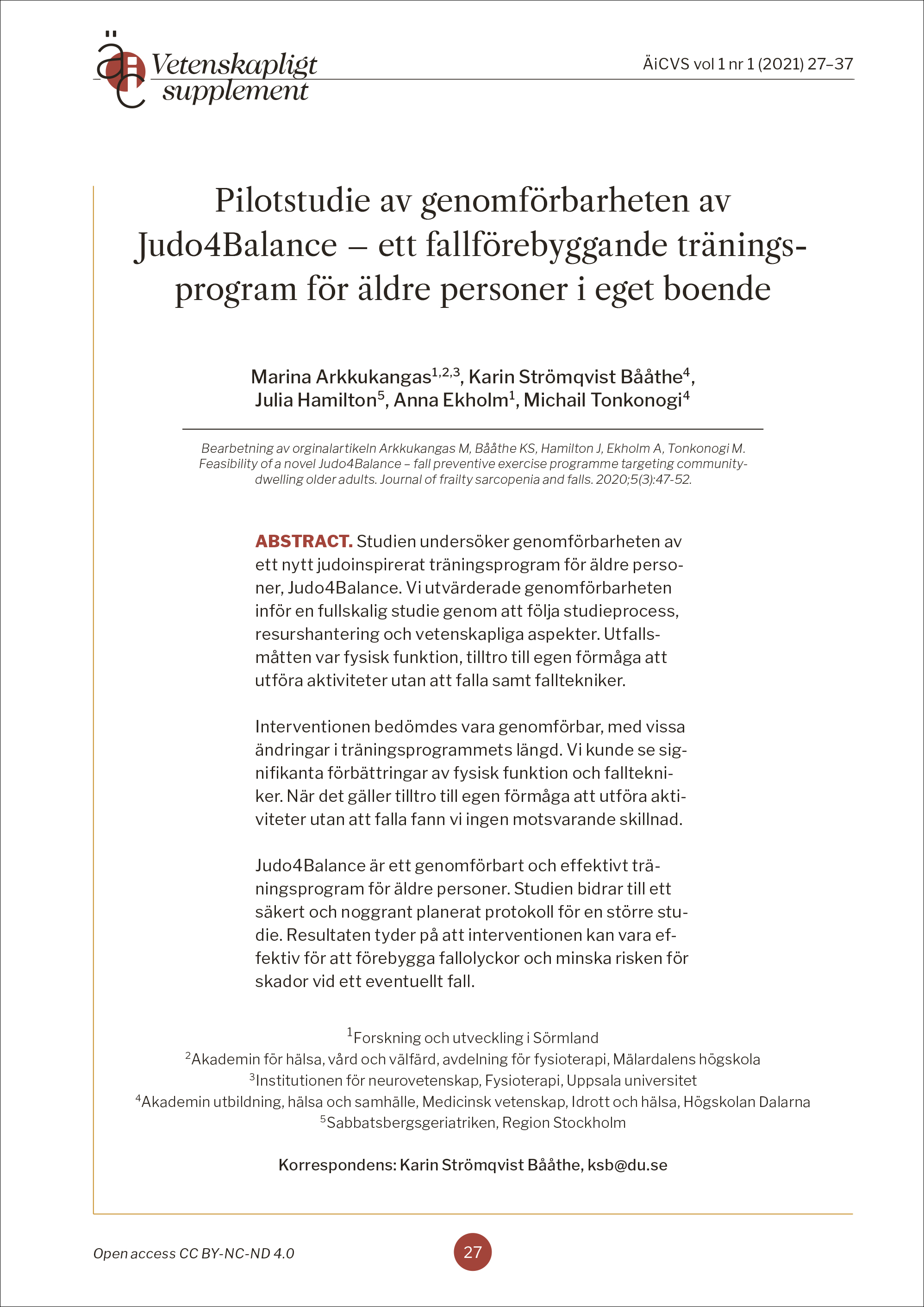 Titelsida för artikel Arkkukangas m fl